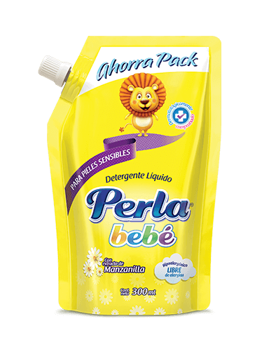 Detergente Líquido Perla Bebé Algodón Doypack x 1300ml - Peque Ayuda