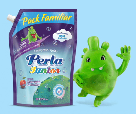 detergente liquido perla junior